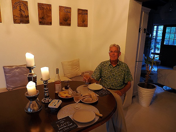 Kerzenlicht am Abend